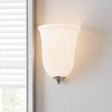 commercial electric 1 light brushed