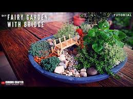Diy Fairy Garden With Bridge Tutorial