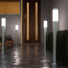 durham 80cm solar post garden lights