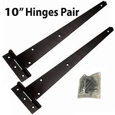 The heavy gate hinges are built to withstand all don't build barn doors until you watch this video.easy barn doors. Doitool 2pcs Black T Strap Hinges Heavy Duty Gate Hinges For Wooden Fences Or Metal Gates Iron Rustproof Barn Door Hinges Shed Door Hinges 12 Inch Hinges
