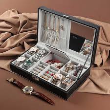 mens leather jewelry box box of jewelry