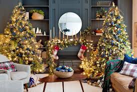 22 ways to decorate with blue for christmas