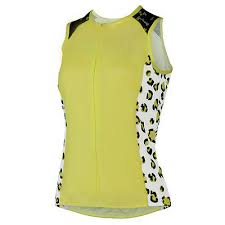 Womens Bellissima Mewow Sleeveless Cycling Jersey In Cactus Green By Shebeest Ebay