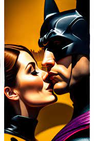 Lexica - Batman and batgirl kissing