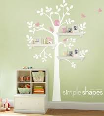 Wall Decor And Shelving Tree Baby Nursery