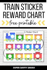 printable sticker reward chart