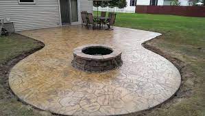 Hoffman Stamped Concrete Patio