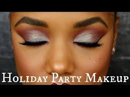 glam holiday party makeup tutorial