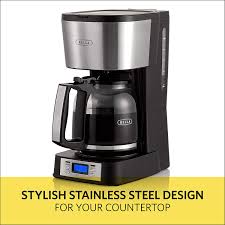 Free shipping for many products! Amazon Com Bella 14755 12 Cup Coffee Maker With Brew Strength Selector Single Cup Feature Stainless Steel Kitchen Dining