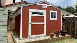 shed installation day tuff shed