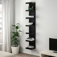 Glossy Wooden Wall Shelf Unit White