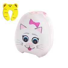 My Carry Potty Leakproof Lightweight Portable Kitten Design Plus Lion Doorstop Package