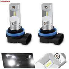 Us 25 28 21 Off 2 New Led Upgrade 80w H8 H11 Fog Light Super Bright White High Power Cree Csp Led Chip Light Bulbs Canbus Free Error For Bmw E39 In