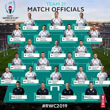 rugby world cup 2019 referees confirmed