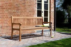 westminster teak garden bench 4 seater