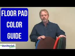 floor pads color choices and care