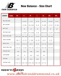 New Balance Shoes Size Guide Sinclairanddrummond Co Uk