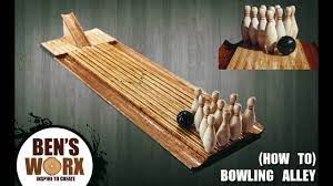 how to make a mini bowling alley you
