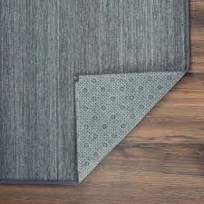 my magic carpet solid machine washable rug grey 3x5 ft