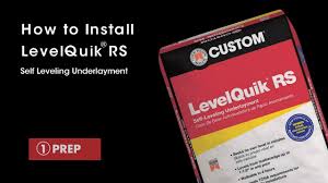 How To Install Levelquik Rs Self Leveling Underlayment