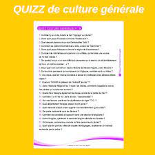 QUIZZ CULTURE GENERALE N°34 | Culture générale, Quiz culture générale,  Question culture générale