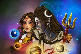 Download Bholenath Shiva With Parvati 3d Wallpaper | Wallpapers.com
