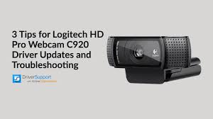 logitech hd pro webcam c920 working