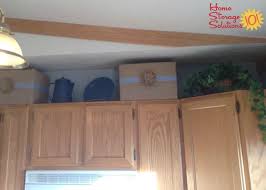 decorating above kitchen cabinets