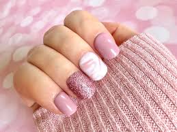 25 pink and white nails to inspire your