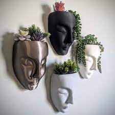Face Wall Planter Indoor Wall Planter