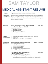 cover letter free medical assistant resume template medical     Resume Example