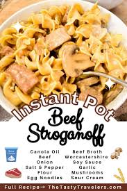 instant pot beef stroganoff the tasty