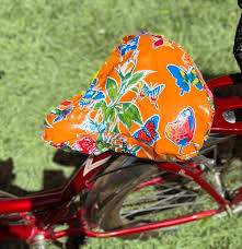 Orange Bicycle Seat Cover Saddle Cover