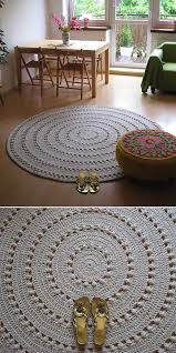 beautiful colorful doily crochet rugs