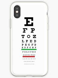 Eye Chart Iphone Case By Delta12designs