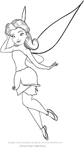 Tinker bell / disney fairies; Rosetta Disney Fairies Coloring Pages