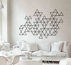Geometric Wall Decal Triangles Wall Art