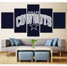 5 Panel Dallas Cowboys Canvas Wall Art