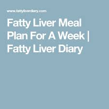 Diet Plan For Someone With Liver Disease