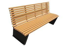 Commercial Recycled Plastic Park Bench
