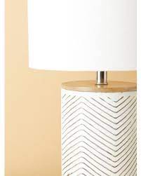Mercury Glass And Wood Table Lamps