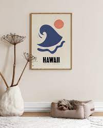 Graphic Hawaii Poster