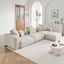 L Shaped Modern Sectional Sofa Couch