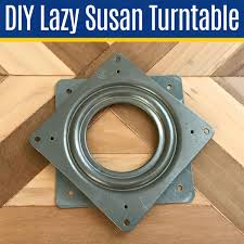 a lazy susan turntable easy diy steps