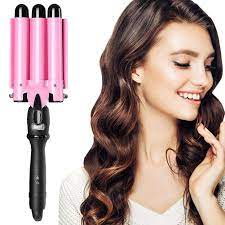 Instead, you use the barrel to create loose, beachy waves without a clip to hold hair in place. Amazon Com 3 Barrel Curling Iron Hair Curling Wands Hair Waver Hair Curler 14x3 Hair Styling Irons Hair Crimper Deep Waver For Curler With Temperature Control 25mm Curl For All Hair Type 25mm