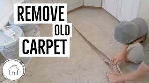 how to remove carpet the easy way