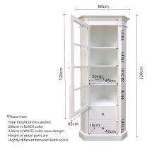Corner Glass Door Display Cabinet