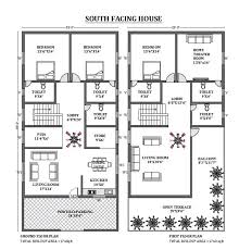 29 X60 South Facing House Plan