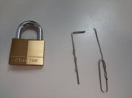 You wake up in the middle of the night, and remember that you need a padlock for p.e. My First Pick Was A Paperclip Lockpicking