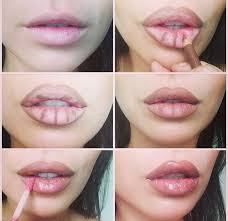 tutorial teknik overdrawn lips yang